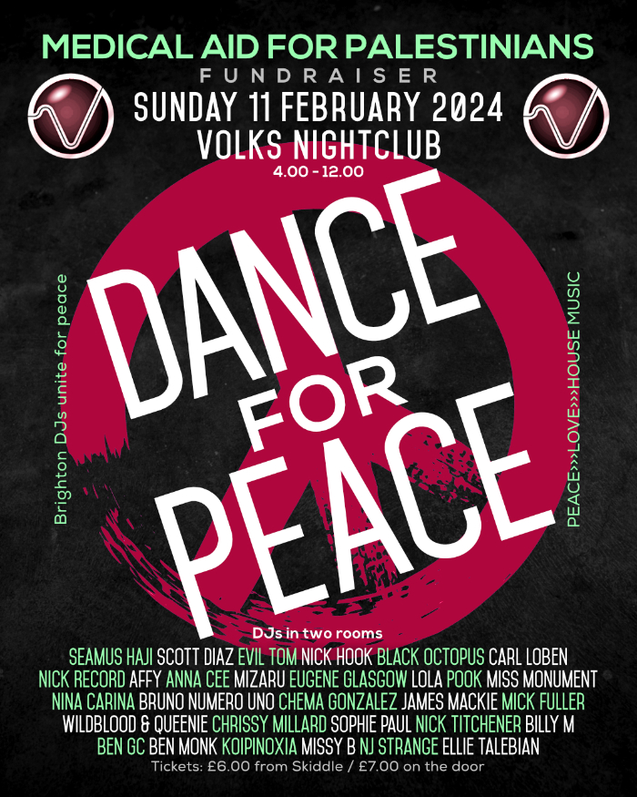 Dance For Peace at Volks Nightclub - 11/02/2024