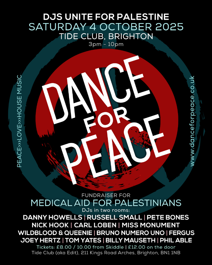 Dance For Peace - Tide Club - October 2025