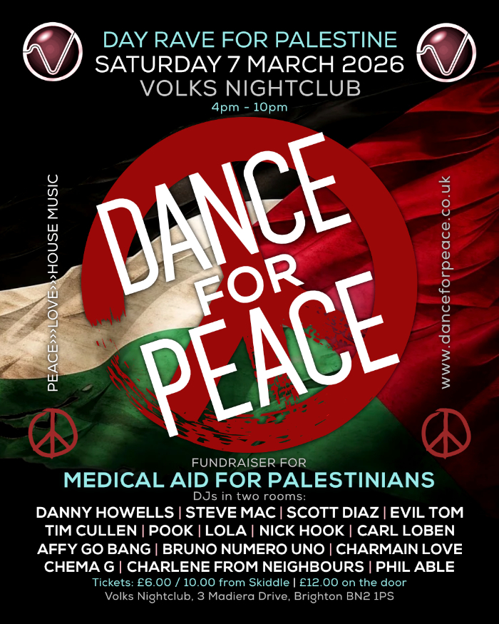 Dance For Peace - Day Rave - 7 March 2026